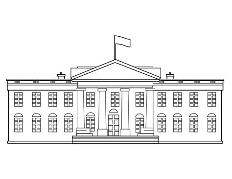 Clipart Of White House
