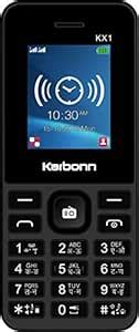 Karbonn KX1 (Black, 32MB RAM, 32MB Storage) : Amazon.in: Electronics