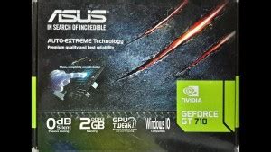 ASUS Geforce GT 710 GDDR3 2 GB NVIDIA Chipset 64 bit 589 MHz Graphics ...