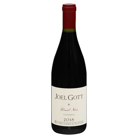 Joel Gott California Pinot Noir 750 ml | Shipt