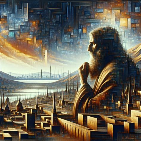 Lamentations 1:1 Artwork | Bible Art