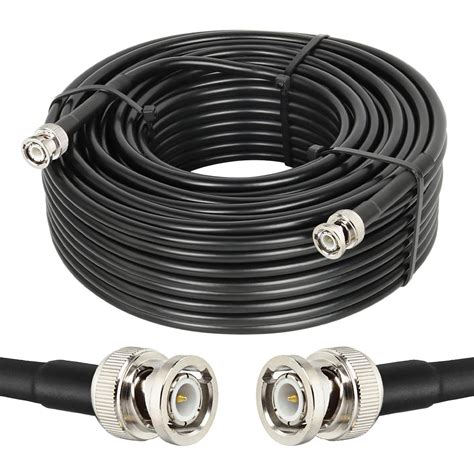 NETBOON Flexible RG 58 Cable with BNC Male to BNC Male Connector | BNC ...