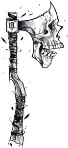 stylizeink Black 2 Styles Rifles Temporary Tattoo Waterproof Unisex ...