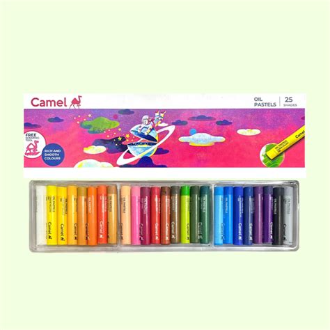 Camel Oil Pastel 25 Shades | Vibrant and Smooth Blending Art Colors