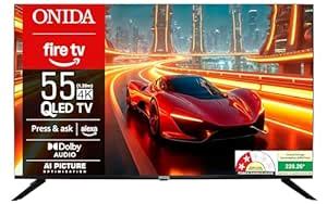Onida 139 cm (55 inches) QLED Ultra HD 4K Smart Fire TV Q55UDI : Amazon ...