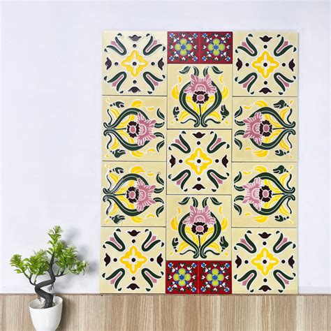 Buy Hand Painted Indian & Moroccan Inspired Ceramic Tiles | DMH — Diwam ...