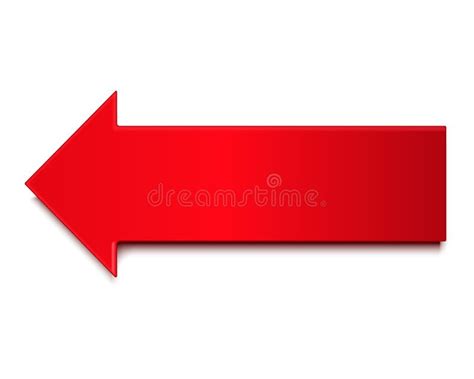Big real red arrow stock vector. Illustration of icon - 248431032