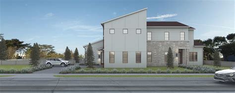 render an exterior of a house plan with lot | Freelancer