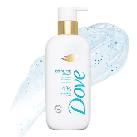 Dove Exfoliate Away Serum Body Wash | 4% Refining Serum + AHA | Micro ...