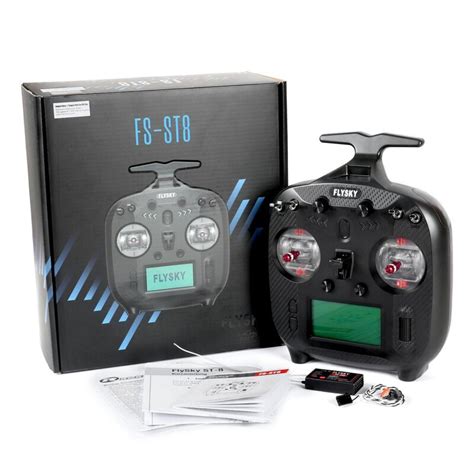 scm-modellbau - Flysky FS-ST8 Sender 8 Kanal mit 1 Empfänger, 96,90