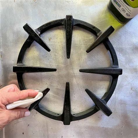 How to clean season cast iron stove grates – Artofit