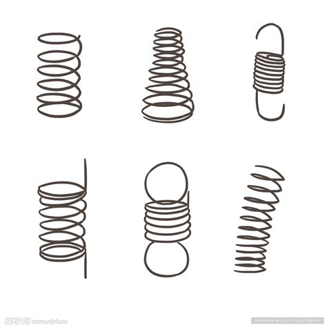 弹簧怎么画 的图像结果
