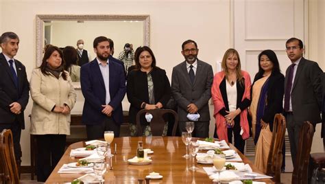 MoS Lekhi Meets Business Leaders In Chile THE NEW INDIAN - mos lekhi ...