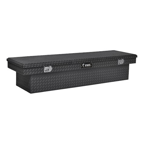 Buy Gloss Black Aluminum 69 Crossover Truck Tool Box Heavy Packaging ...