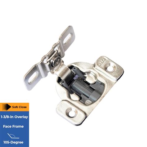 RELIABILT 105-Degree Adjustable Overlay Concealed Soft Close Nickel ...