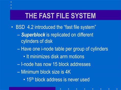 Image result for Fast File System