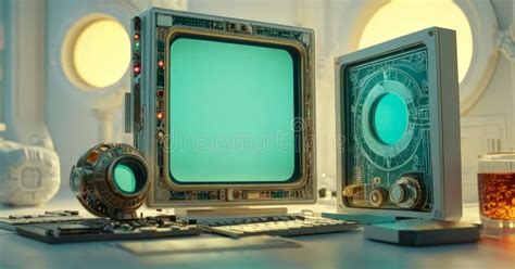 Computer with Green Screen Collectible 的图像结果