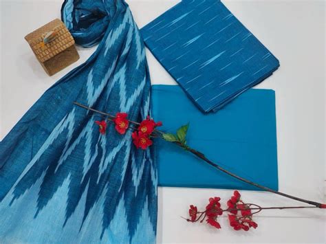 Pure Cotton Ikat Handloom Salwar Suit - Leheriya.com
