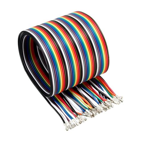 Rebower Ribbon Flat Cable Termination 40 Pin Copper Wire, [for Digital ...