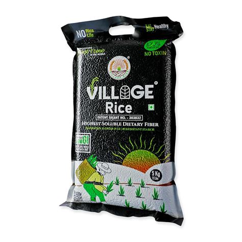 Village Rice Highest Soluble High Dietary Fiber Rice with High Protein ...