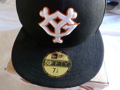NWT NEW ERA 59/FIFTY TOKYO YOMIURI GIANTS Baseball Cap Hat Blk/WHITE 8 ...
