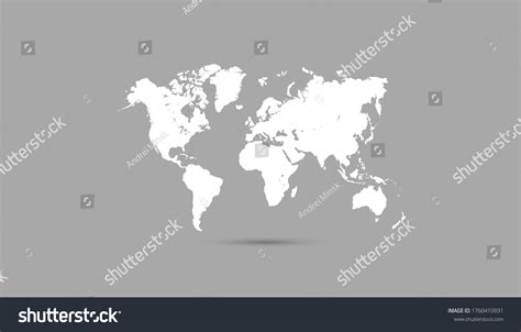 World Map Grey Vector 的图像结果