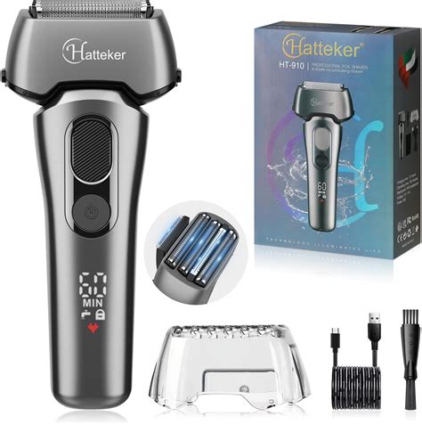 Amazon.com: Hatteker Men's Electric Foil Shaver Wet Dry Electric Razor ...
