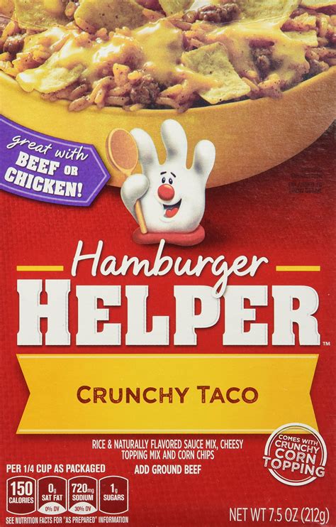 Betty Crocker Crunchy Taco Hamburger Helper 7.5Oz (2 Pack) - Walmart.com