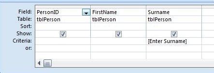 Image result for Query Design Grid Access