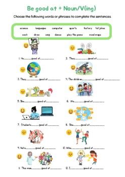 Be Good at Worksheet 的图像结果