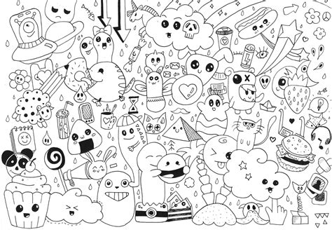 Free Doodle Art Coloring Pages