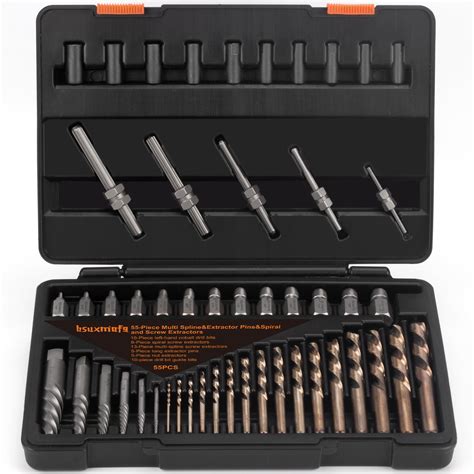 Screw Extractor Set 55 Pieces Easy Out Bolt Extractor Set | Desertcart ...