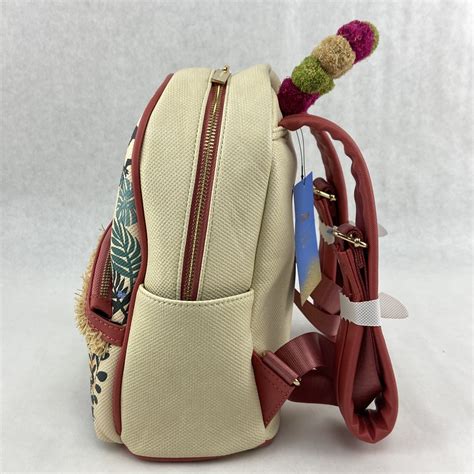 Danielle Nicole Disney Mini Backpack The Jungle Book Mowgli & Shanti Pom Baloo | eBay