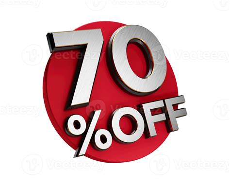 70 Percent off 3d Sign Special Offer 70 Percent Discount Tag flash ...