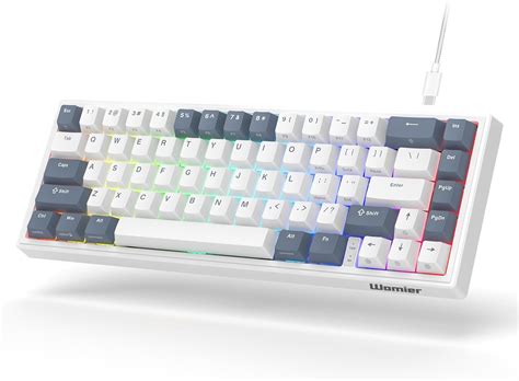 Teclado V-K66 al 60% por ciento, teclado mecánico para juegos montado ...