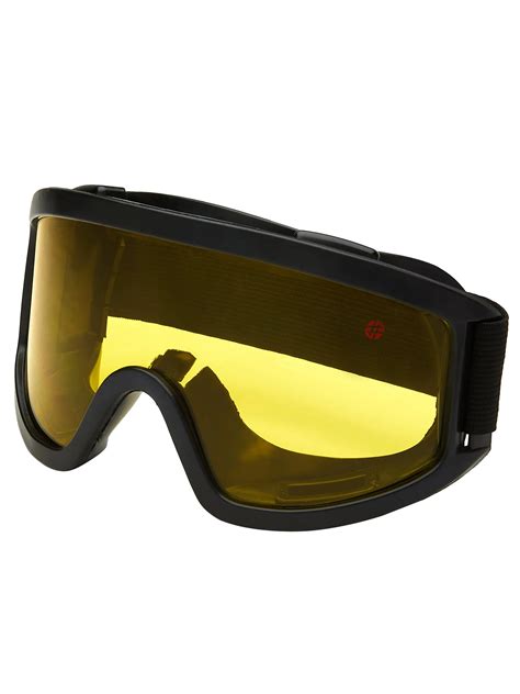 Ulyria | Yellow Free Size Full Rim Shield Sports Glasses for Men & Wom