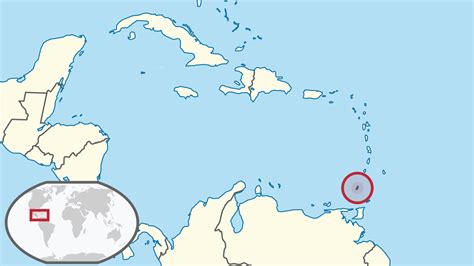 Location of the Grenada in the World Map
