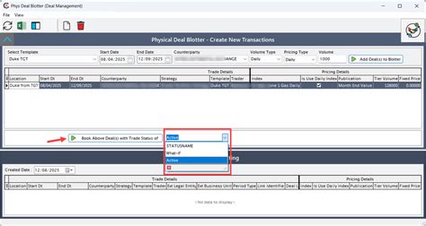 Physical deal blotter - nGenue Documentation