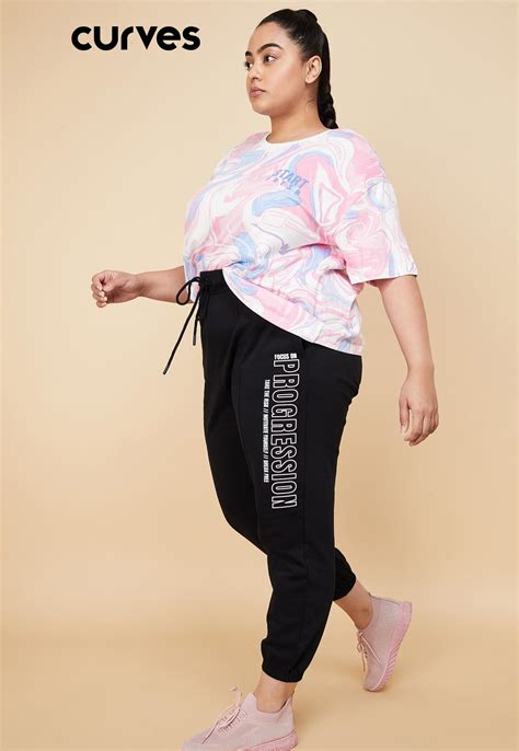 Buy Women Typographic Printed Joggers Online at just Rs. 899.0 ...