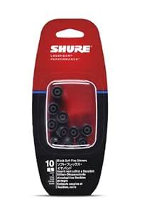 Shure EASFX2-10L Large Soft Flex Sleeves (10 Included / 5 Pair) for E2 ...