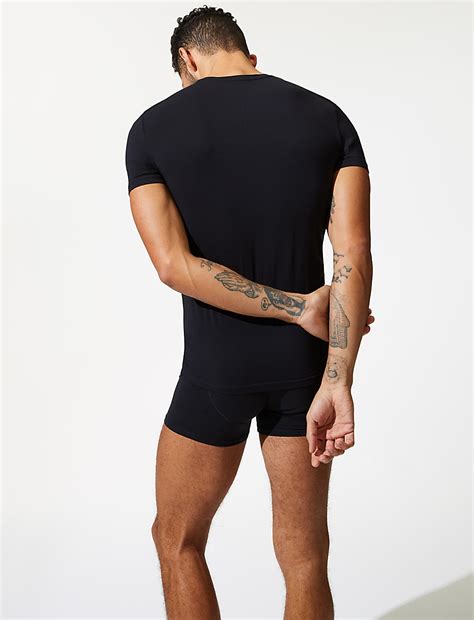 Buy Supima® Cotton Blend T-Shirt Vest at Marks & Spencer