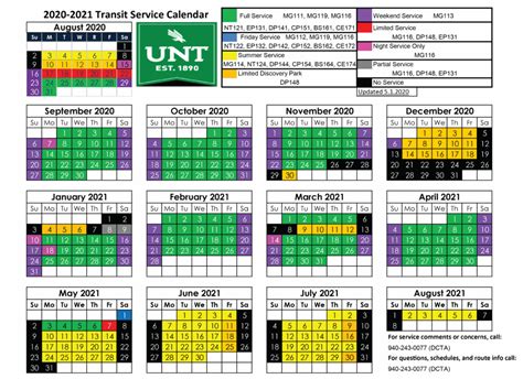 Unt Spring 2026 Calendar - Calendars2026.net