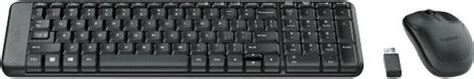 Logitech MK220 Mouse & Keyboard Combo Wireless Standard Laptop Keyboard ...