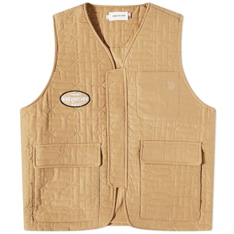 Honor the Gift Quilted Vest Khaki | END. (GB)