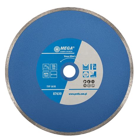 Deimantinis pjovimo diskas Mega, 230 x 2,4 x 5,0 x 22,2 mm kainos nuo ...