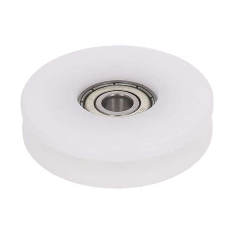 Buy MroMax Nylon Plastic Pulley U-Shape Groove Wheel 8x50x12mm Guide ...