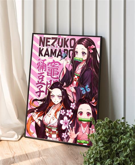 Nezuko Kamado Framed Poster – SINCE 7 STORE