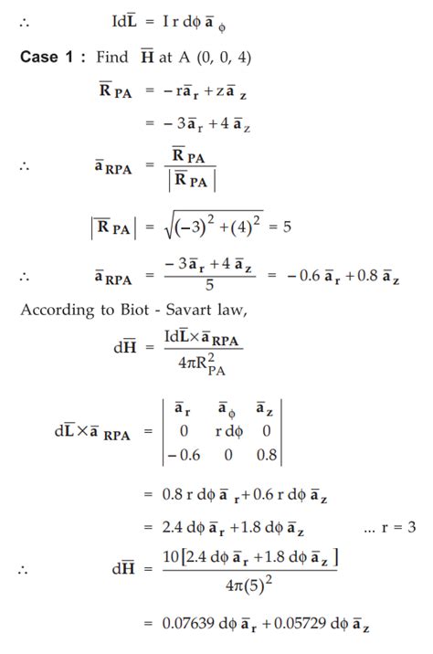 Magnetic field intensity (H) on the Axis of a Circular Loop