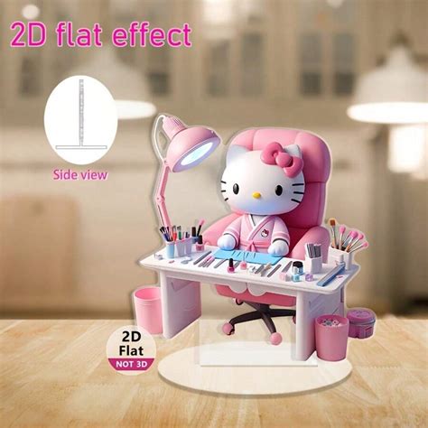 Sanrio 1 Piece,Sanrio Hello Kitty's Vanity, 2D Flat Tabletop ...