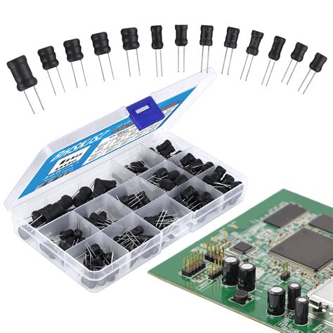 Buy BHSKJSZ 13 Values 130 Pcs Inductor kit 1MH to 3.5 MH DIP Radial ...